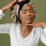 Reversible Satin Bonnet - Image 2